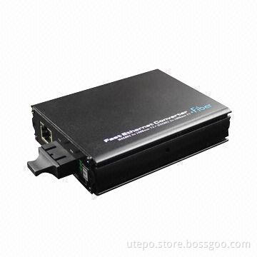 Fast Ethernet Fiber-optic Media Converter, Ethernet Extender, FTTH, 10/100Base-TX/FX